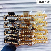 Impression Pack of 12 Pcs Pearl Style Hair Clutcher  Plastic Hair Clutcher